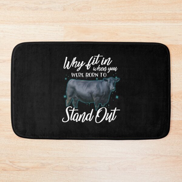 Item preview, Why fit in when you were born to stand out Angus cattle shirt designed and sold by Titmit.
