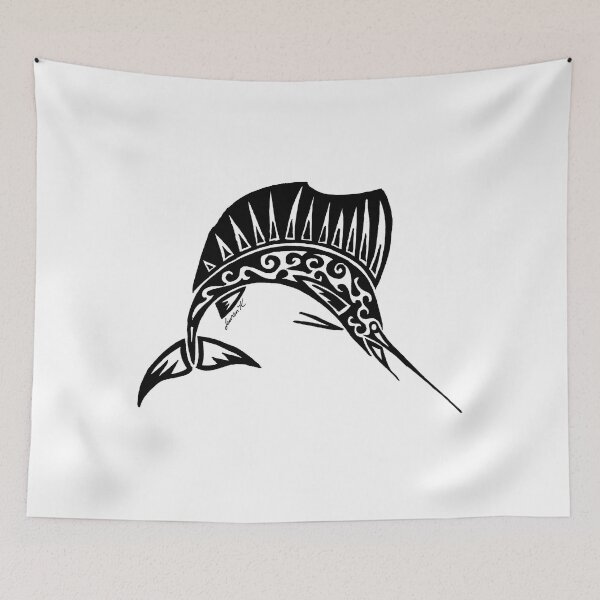 Item preview, Sail Fish Tribal Design  designed and sold by KitayamaDesigns.