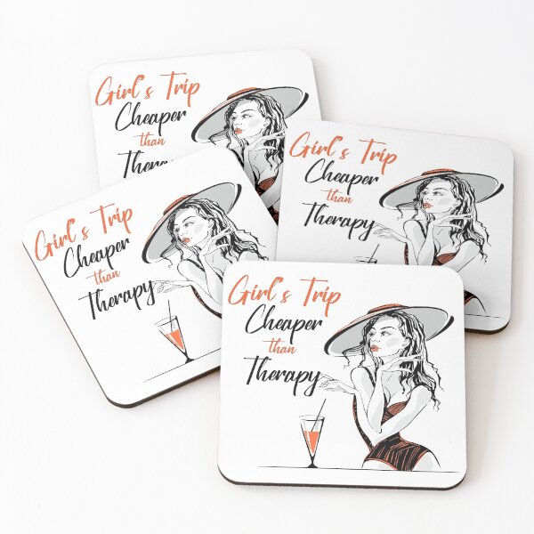 Item preview, Girl's Trip Cheaper than Therapy  designed and sold by Saharan12.