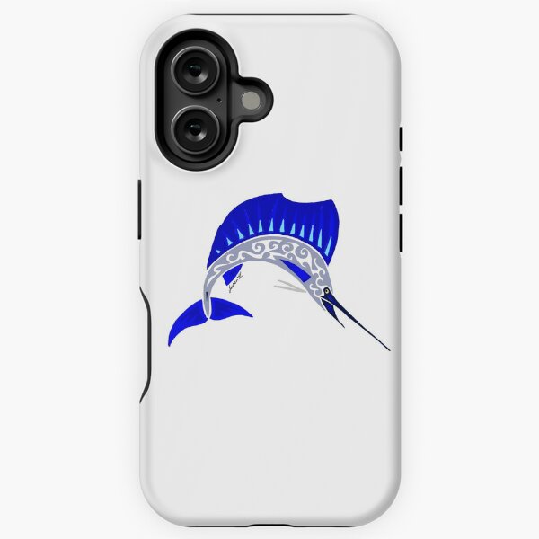 Vista previa del artículo con la obra «Diseño Tribal Pez Vela - Coloreado», diseñado y vendido por KitayamaDesigns.