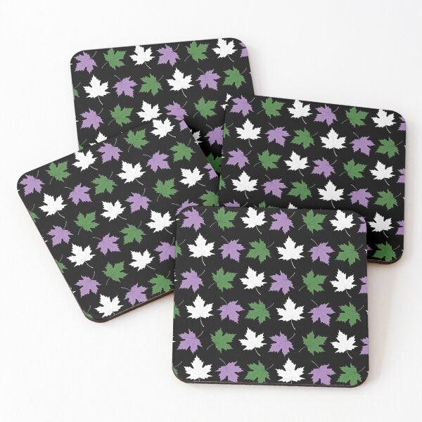 Item preview, Queer Maple Leaf Pride Gift, GenderQueer Colorful Tree Leaves, Gender Queer Maple Leaf lovers art LGBT+ designed and sold by ArtsyloShop.