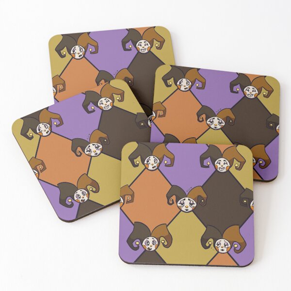 Item preview, Harlequin Jesters Pattern-Muted designed and sold by Hannah Hurst.