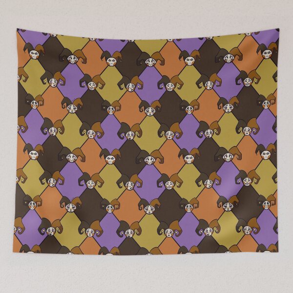 Item preview, Harlequin Jesters Pattern-Muted designed and sold by Hannah Hurst.