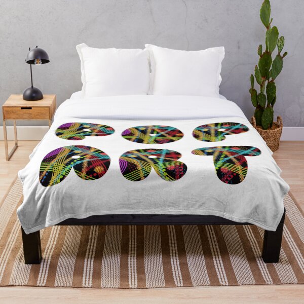 Pop Art - Color Throw Blanket