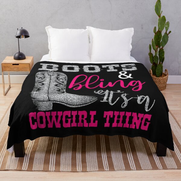 Item preview, Funny Cowgirl Boots Bling Women Gift Cute Love Country Life designed and sold by Vignette2323.