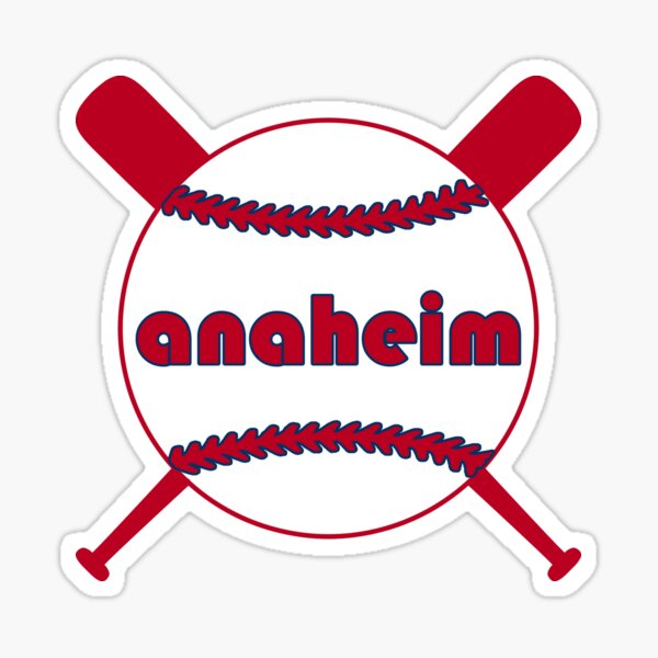 Baseball Wall Decals - Baseball Team Logos - Los Angeles Angels of Anaheim  Logo - Promotional Products - Custom Gifts - Party Favors - Corporate Gifts  - Personalized Gifts