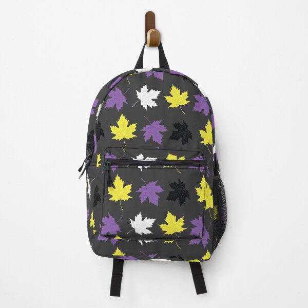 Item preview, Non Binary Maple Leaf Pride Gift, Enby NonBinary Colorful Tree Leaves, NB Non Binary Maple Leaf lovers art LGBT+ designed and sold by ArtsyloShop.