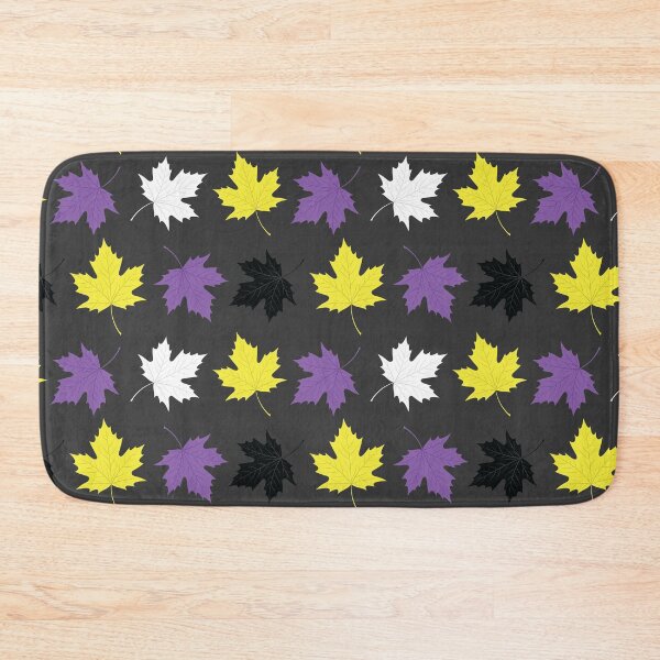 Item preview, Non Binary Maple Leaf Pride Gift, Enby NonBinary Colorful Tree Leaves, NB Non Binary Maple Leaf lovers art LGBT+ designed and sold by ArtsyloShop.