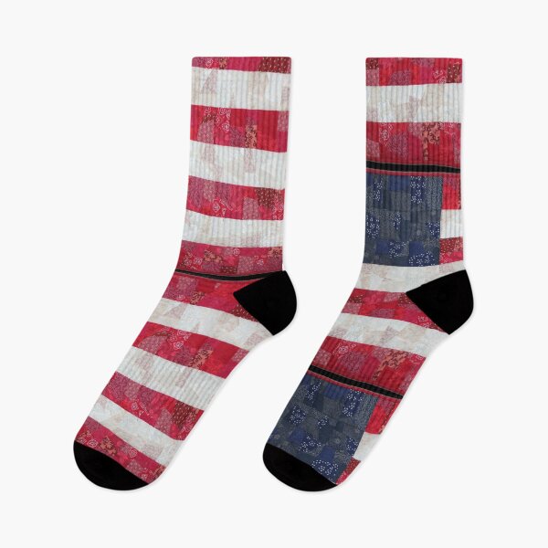 Item preview, American Flag Quilt Textile  designed and sold by Popular-Gifts.