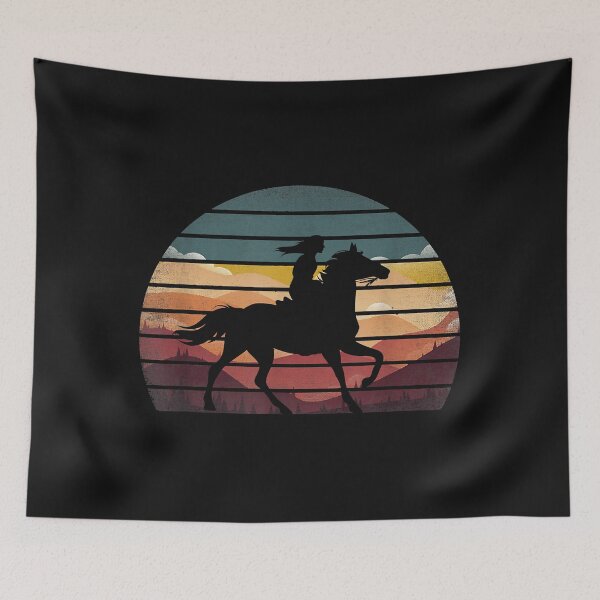 Item preview, Girl Horse Riding Shirt Vintage Cowgirl Texas Ranch Copy designed and sold by Vignette2323.
