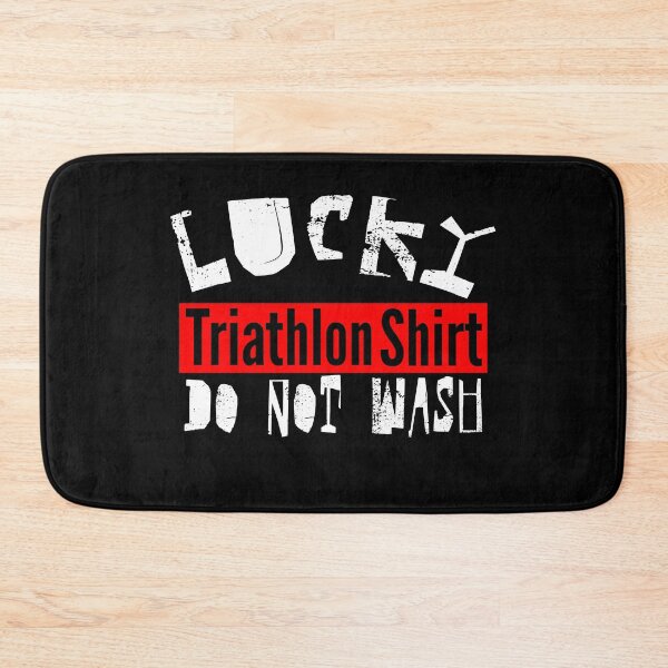 Item preview, Lucky Retro Triathlon Shirt Do Not Wash Please designed and sold by Sonatablue.