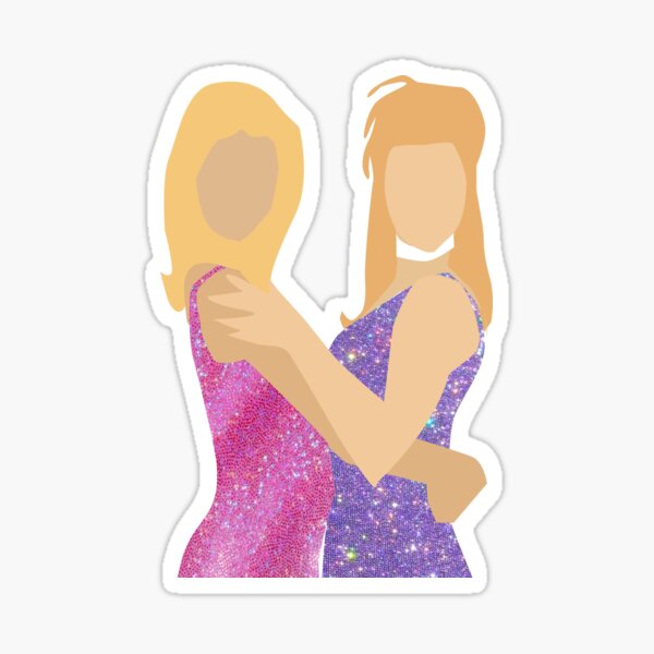Artikel-Vorschau von Romy und Michelle Glitzer-Freunde, designt und verkauft von popfunbubblegum.