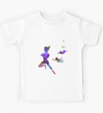 Peter Pan in Aquarell Kinder T-Shirt
