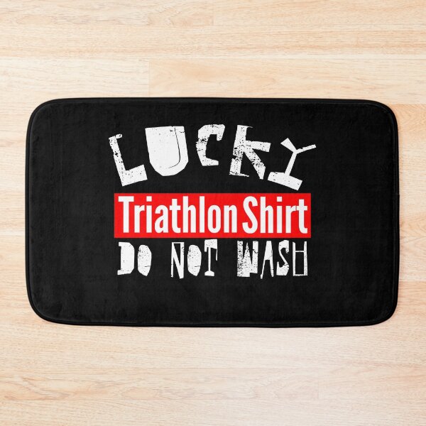 Item preview, Lucky Retro Triathlon Shirt Do Not Wash Really designed and sold by Sonatablue.