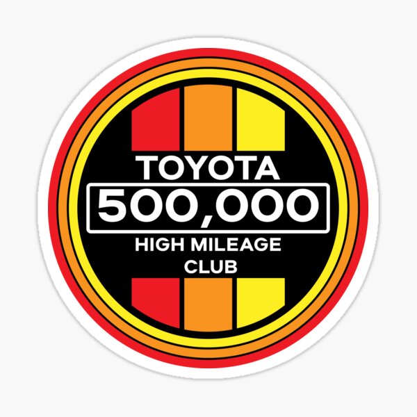 Artikel-Vorschau von Toyota 500.000 High Mileage Club, designt und verkauft von knibbzy.