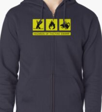 Hazards of The Fire Swamp Zipped Hoodie
