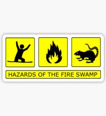 Hazards of The Fire Swamp Sticker