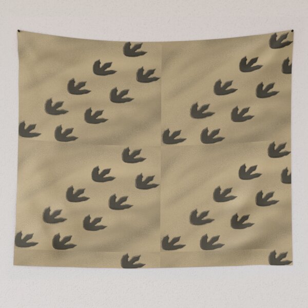 Item preview, Dinosaur footprints in the sand designed and sold by SunnyByTheBay.