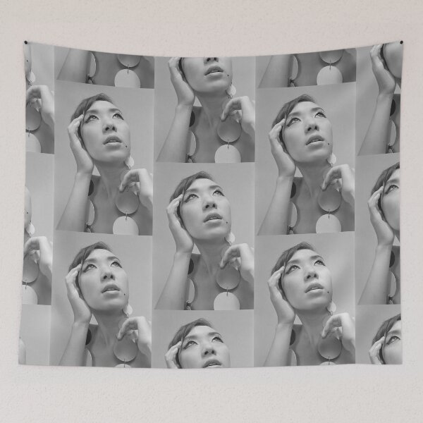 Item preview, Portrait of Japanese pinup girl Setsuko Tani designed and sold by Lowtech.
