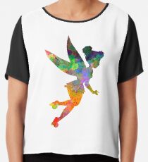 Tinkerbell im Aquarell Chiffontop