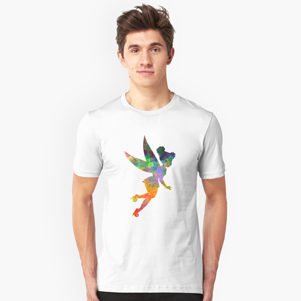 Tinkerbell in watercolor Slim Fit T-Shirt
