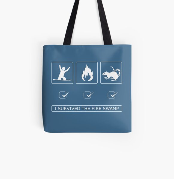 I survived the fire swamp All Over Print Tote Bag