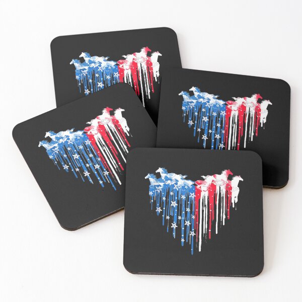 Item preview, Horse American Flag Heart 4th of July USA Patriotic Pride Tank Top designed and sold by Vignette2323.