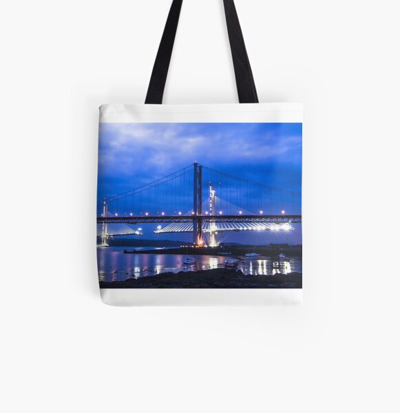 The New Forth Rd Bridge All Over Print Tote Bag