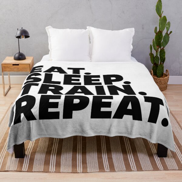 Item preview, Eat, Sleep, Train, Repeat. - Useless Madala designed and sold by Useless-Madala.