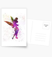 Tinkerbell im Aquarell Postkarten