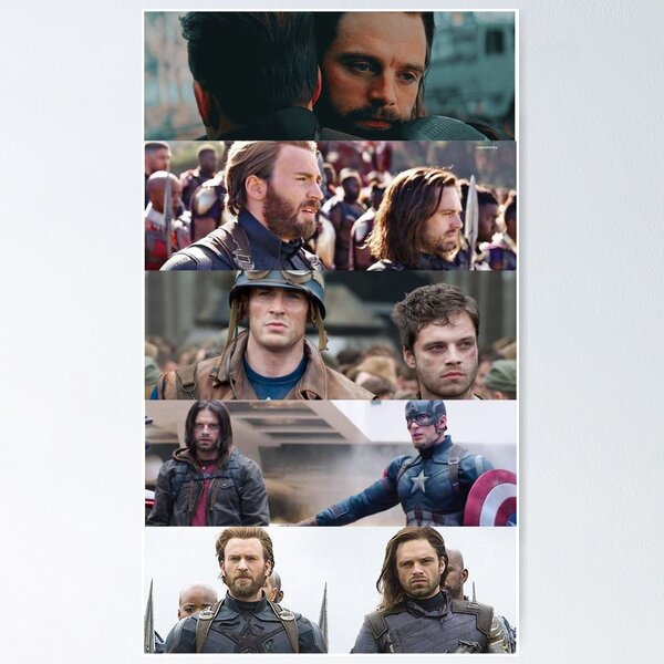 Item preview, Bucky & Steve designed and sold by lizzyrivue.