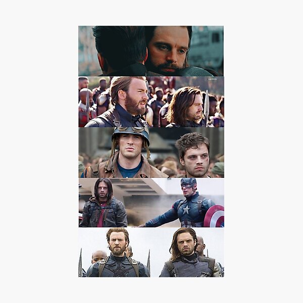 Aperçu de l'œuvre Bucky et Steve créée et vendue par lizzyrivue.