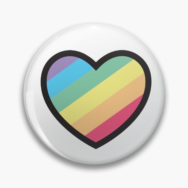 Artikelvorschau, Diagonales Regenbogenherz entworfen und verkauft von Freaking-alyson.