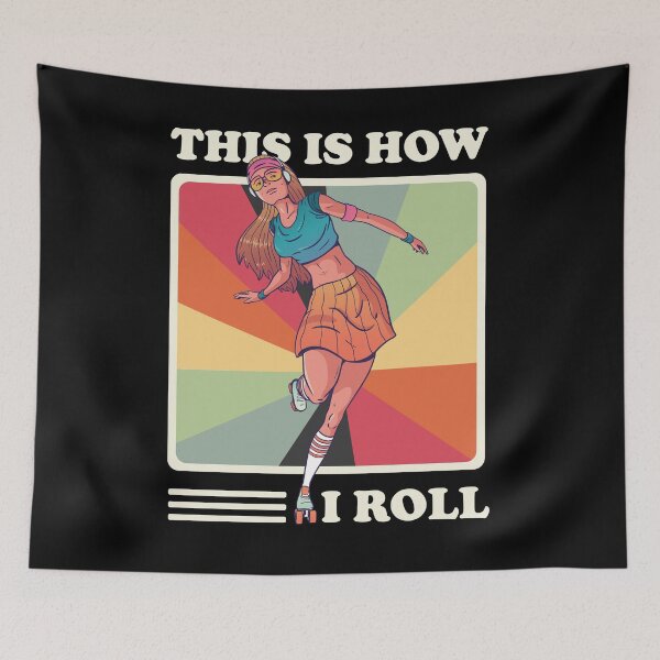 Item preview, Vintage This Is How I Roll Retro Roller Skating designed and sold by wdyoungblood.