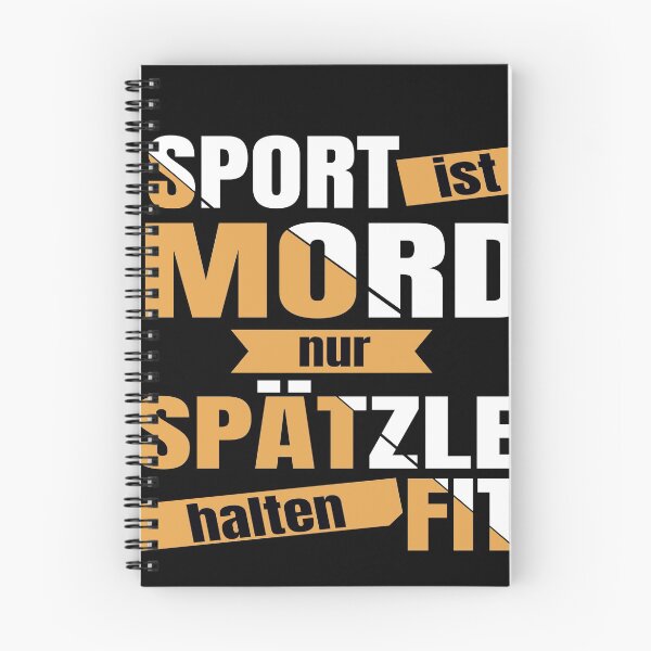 Item preview, Sport Is Murder - Spaetzle Keep Fit - Swabia designed and sold by Schwaben Designs.