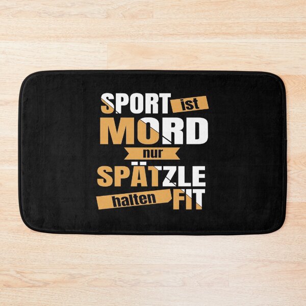 Item preview, Sport Is Murder - Spaetzle Keep Fit - Swabia designed and sold by Schwaben Designs.