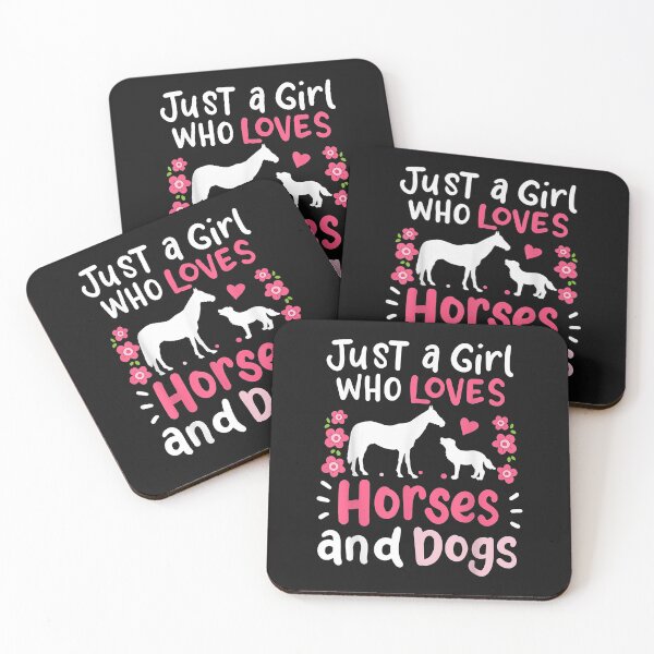 Item preview, Horse Just a Girl Who Loves Horses and Dogs Funny Gift designed and sold by Vignette2323.