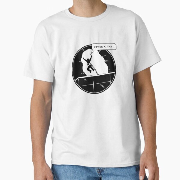 Yippee Ki Yay - with speech bubble Classic T-Shirt