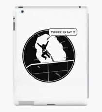 Yippee Ki Yay - with speech bubble iPad Case/Skin