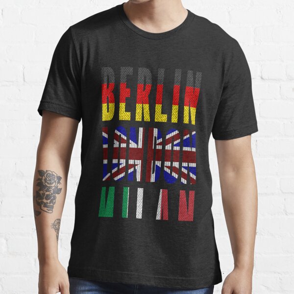 Berlin - London - Milan Essential T-Shirt