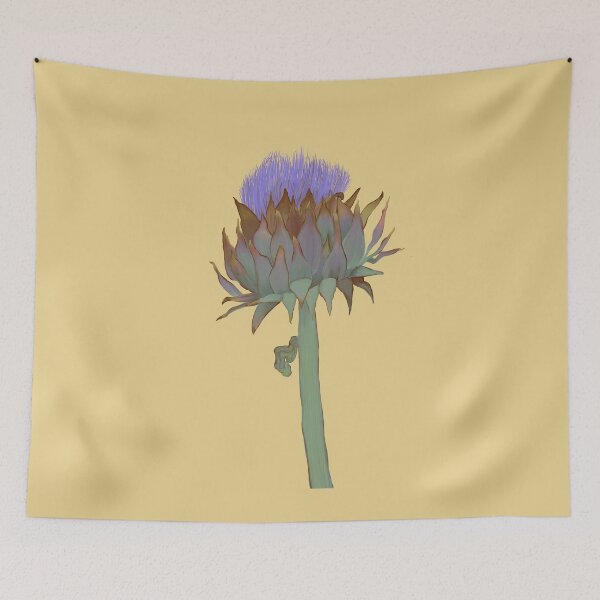 Item preview, Artichoke Thistle in Bloom designed and sold by rebecca-prints.