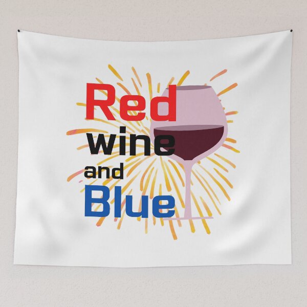 Item preview, Red wine and blue designed and sold by emptysky1201.