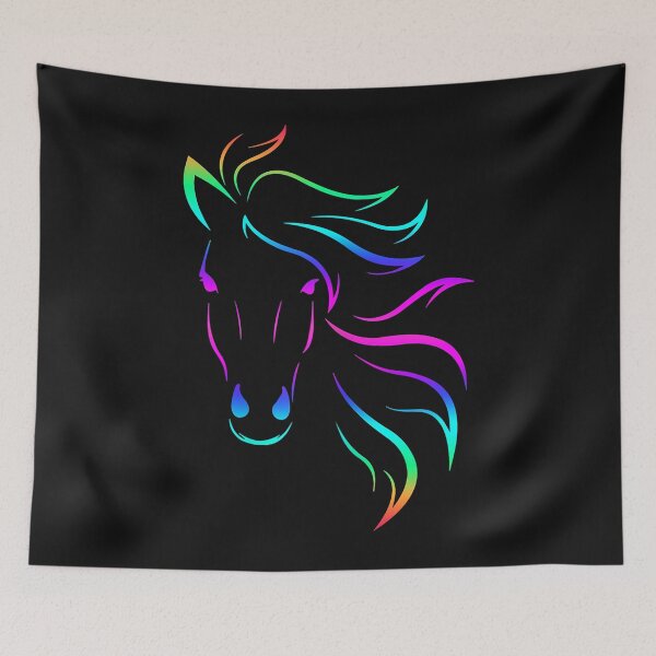 Item preview, Horse Lovers Horseback Riding Equestrian Colorful designed and sold by Vignette2323.