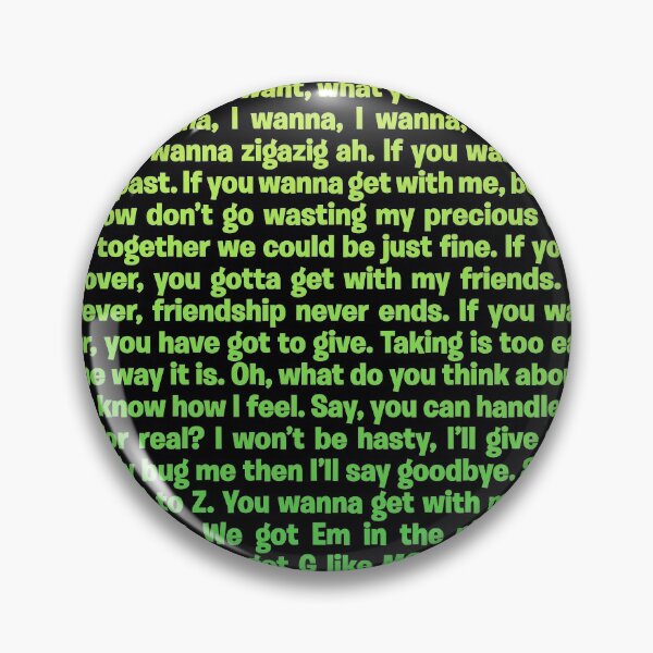 Item preview, Wannabe - Spice Girls (lyrics) v.3 designed and sold by x1brett.