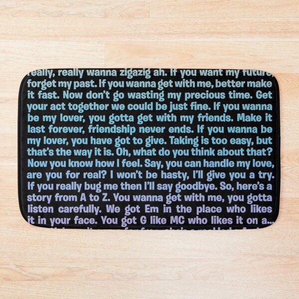 Item preview, Wannabe - Spice Girls (lyrics) v.4 designed and sold by x1brett.