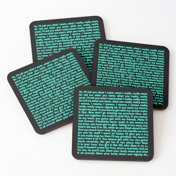 Item preview, Wannabe - Spice Girls (lyrics) v.6 designed and sold by x1brett.