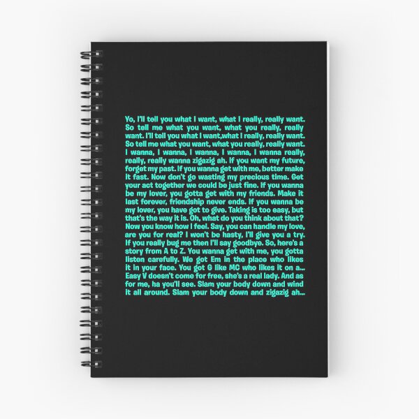 Item preview, Wannabe - Spice Girls (lyrics) v.6 designed and sold by x1brett.