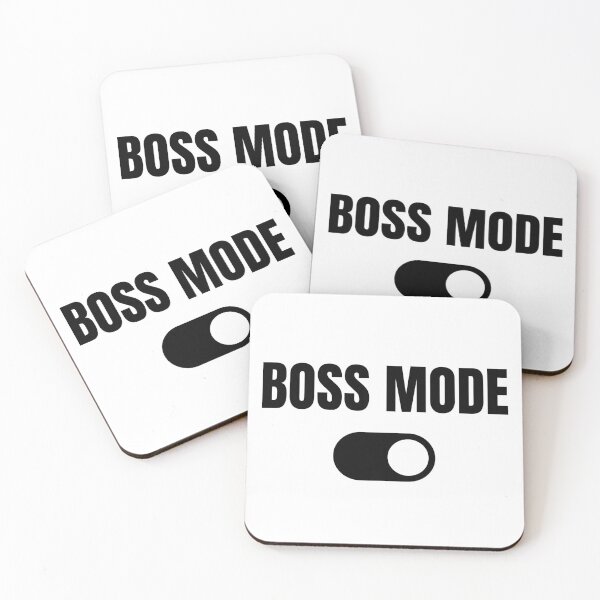 Item preview, BOSS MODE ON | BOSS BABE | GIRL BOSS | B designed and sold by CreativeBlink.