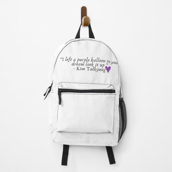 Item preview, "I left a purple balloon in your dream look it up" by Kim Taehyung aka V of BTS designed and sold by ArtClicks.