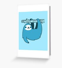 Sloth on a Branch Greeting Card